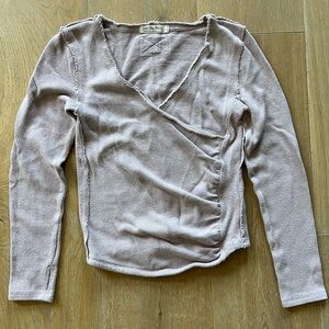 We the Free lavender yoga top